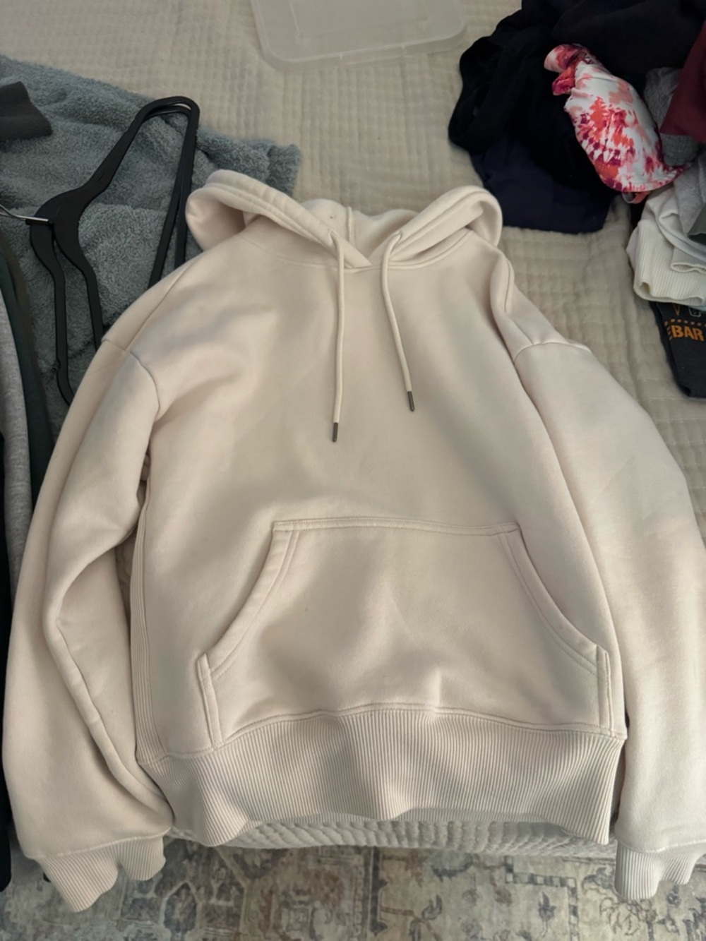 Everyday Cozy Pullover Hoodie - Cream